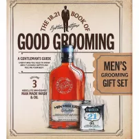 18.21 Man Made Book Of Good Grooming Gift Set Volume 3 Absolute Mahogany ���� (sh/gel/532ml + beard/oil/60ml)