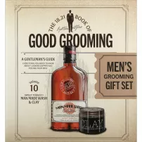 18.21 Man Made Book Of Good Grooming Gift Set Volume 10 Sweet Tobacco ���� (wash/532ml + h/clay/56.7ml)