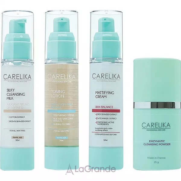 Carelika Oily To Normal Skin Welness Kit ����� ��� ������ � ���������� ���� ����, 5 ���������