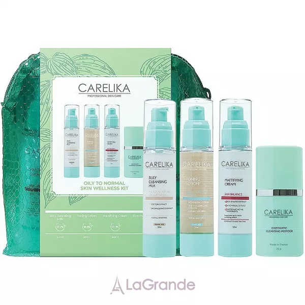 Carelika Oily To Normal Skin Welness Kit ����� ��� ������ � ���������� ���� ����, 5 ���������