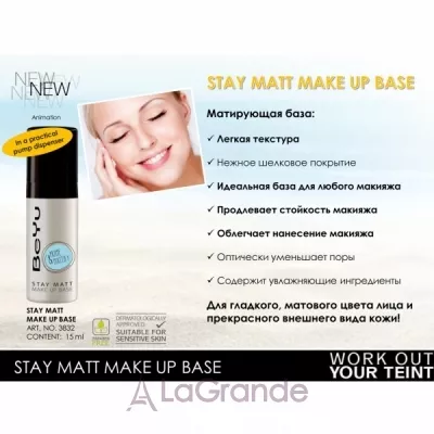 BeYu Stay Matt Make Up Base    