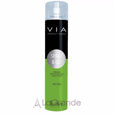 Le Cher VIA Spray & Go No Gas Hair Spray Strong        