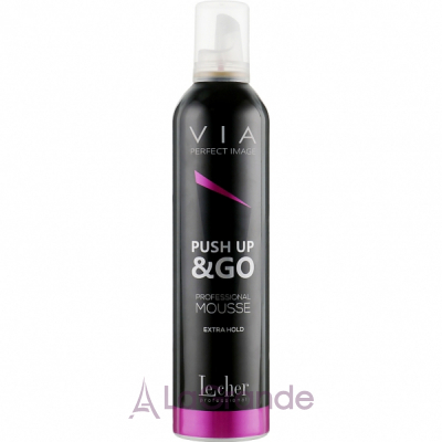 Le Cher VIA Push Up & Go Extra Hold Hair Mousse   '  - 