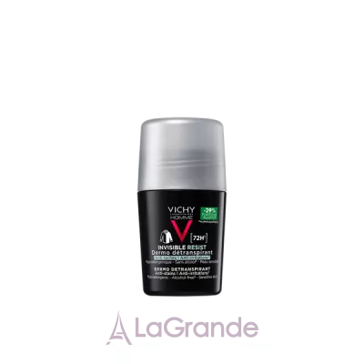 Vichy Homme Invisible Resist 72H Dermo Detranspirant -         