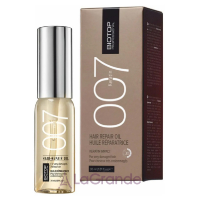 Biotop Professional 007 Keratin Hair Repair Oil       
