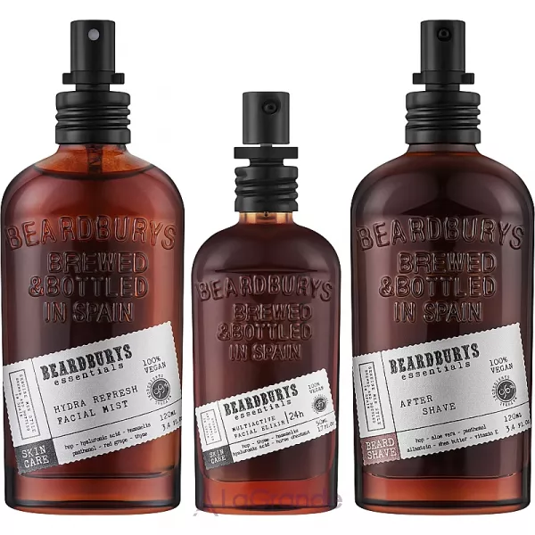 Beardburys Essentials Lot ����� ��� ����� �� ����� � ������� (f/mist/120ml + f/elix/50ml + af/sh/lot/120ml)