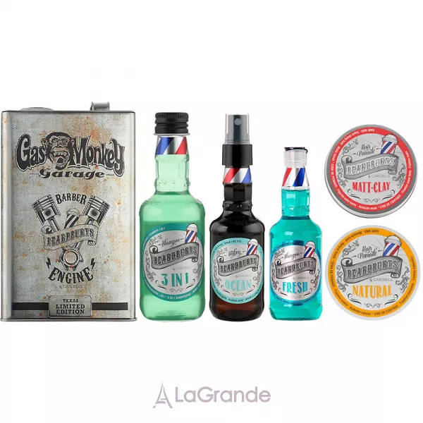 Beardburys Matt Style Kit Gas Monkey ����, 5 ��������