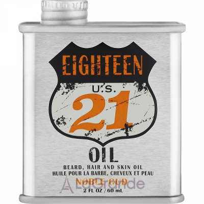 18.21 Man Made Beard, Hair And Skin Oil Noble Oud   ,   