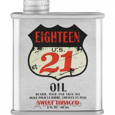 18.21 Man Made Beard, Hair And Skin Oil Sweet Tobacco   ,   