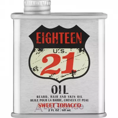 18.21 Man Made Beard, Hair And Skin Oil Sweet Tobacco   ,   