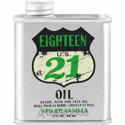 18.21 Man Made Beard, Hair And Skin Oil Spiced Vanilla   ,   