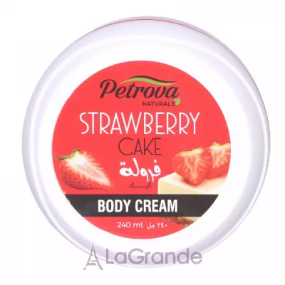Petrova Naturals Strawberry Cake Body Cream    