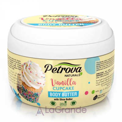 Petrova Naturals Vanilla Cupcake Body Butter -   