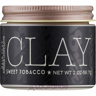 18.21 Man Made Hair Clay Sweet Tobacco   