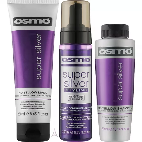 Osmo Super Silver ���� ����� �������� ��� ���������� � ������ ������� (sh/300ml + h/mask/250ml + h/cond/200ml)