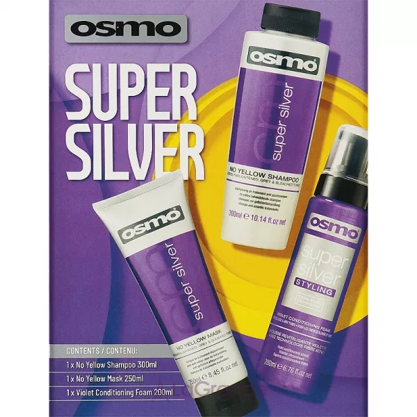 Osmo Super Silver ���� ����� �������� ��� ���������� � ������ ������� (sh/300ml + h/mask/250ml + h/cond/200ml)
