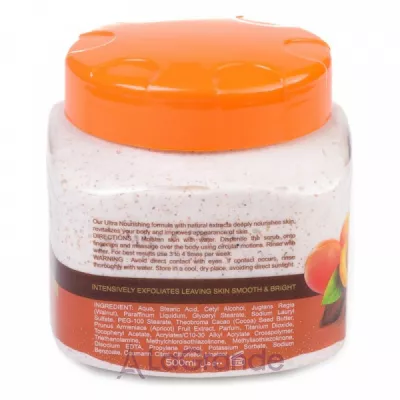 Petrova Naturals Face & Body Scrub Apricot & Cocoa Butter      