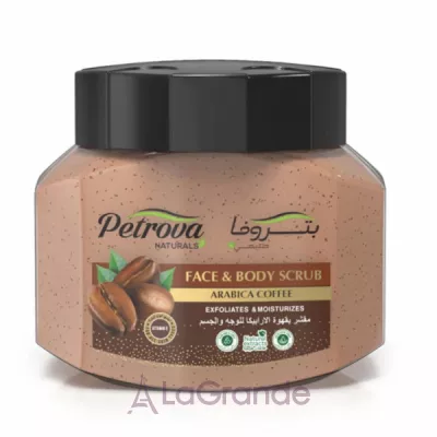 Petrova Naturals Face & Body Scrub Arabica Coffee      