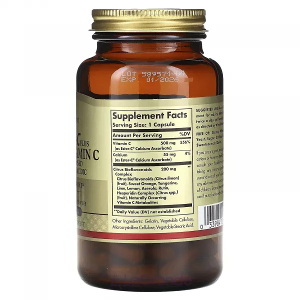 Solgar Ester-C Plus Vitamin C 500 mg ĳ������ ������� � ������� � 