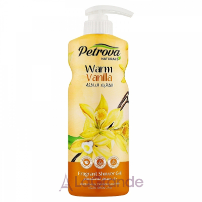 Petrova Naturals Warm Vanilla Fragrant Shower Gel      