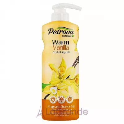 Petrova Naturals Warm Vanilla Fragrant Shower Gel      