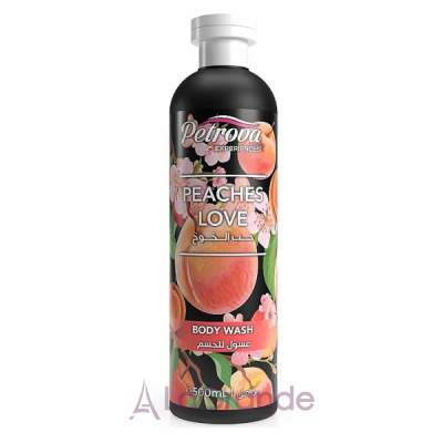 Petrova Experiences Peaches Love Body Wash      