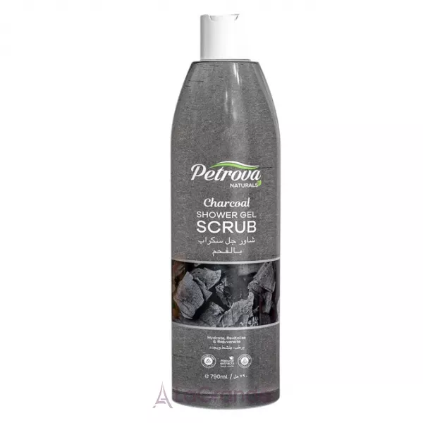 Petrova Naturals Charcoal Shower Gel Scrub ����-����� ��� ���� 