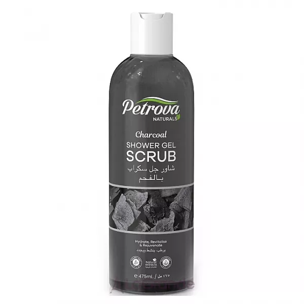 Petrova Naturals Charcoal Shower Gel Scrub ����-����� ��� ���� 