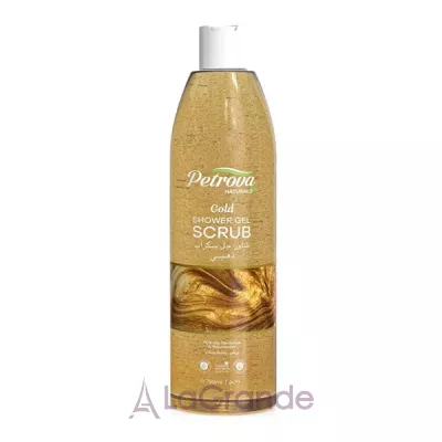 Petrova Naturals Gold Shower Gel Scrub -   