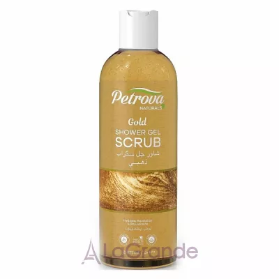 Petrova Naturals Gold Shower Gel Scrub -   