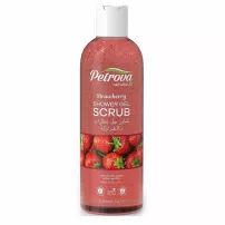 Petrova Naturals Strawberry Shower Gel Scrub ����-����� ��� ���� "��������"