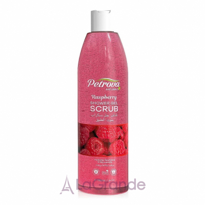 Petrova Naturals Raspberry Shower Gel Scrub -   