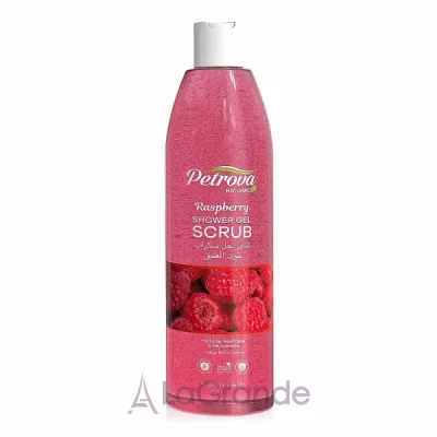 Petrova Naturals Raspberry Shower Gel Scrub -   