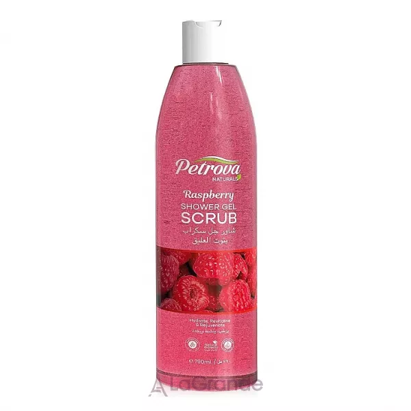 Petrova Naturals Raspberry Shower Gel Scrub ����-����� ��� ���� 