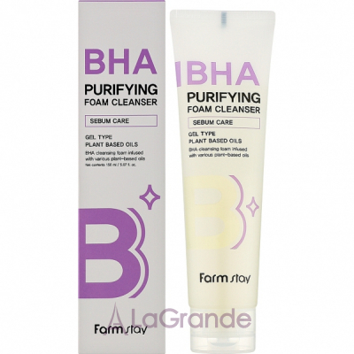 Farmstay BHA Punifying Foam Cleanser ϳ    BHA-