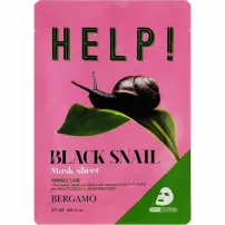 Bergamo Help! Mask Sheet Black Snail ����� ��� ������� � ���������� ������� �������