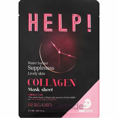 Bergamo Help! Mask Sheet Collagen     