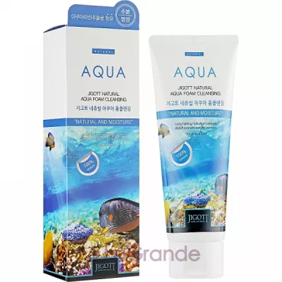 Jigott Natural Aqua Foam Cleansing ϳ    