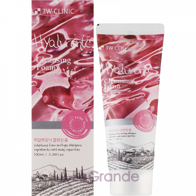 3W Clinic Hyaluronic Cleansing Foam ϳ     