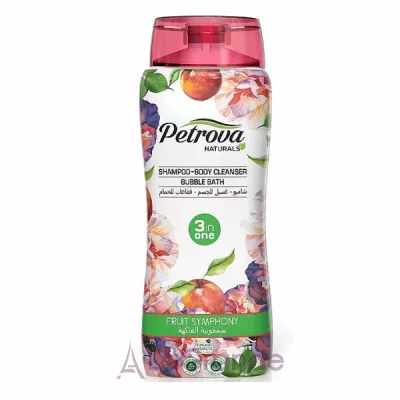 Petrova Naturals Shampoo-Body Cleanser Bubble Bath Fruit Symphony  31   