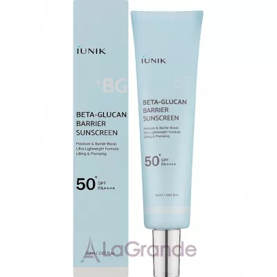 IUNIK Beta-Glucan Barrier Sunscreen SPF50+ PA+++      - SPF50+ PA+++