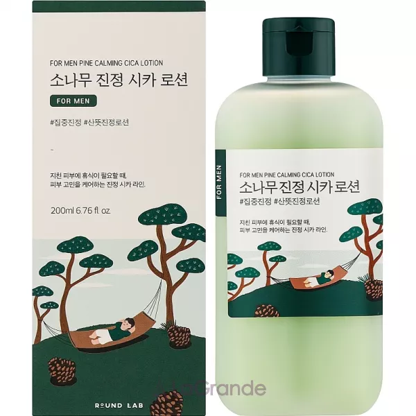 Round Lab For Men Pine Calming Cica Lotion ������������ ������� ��� ������� � ����������� ����� � �������
