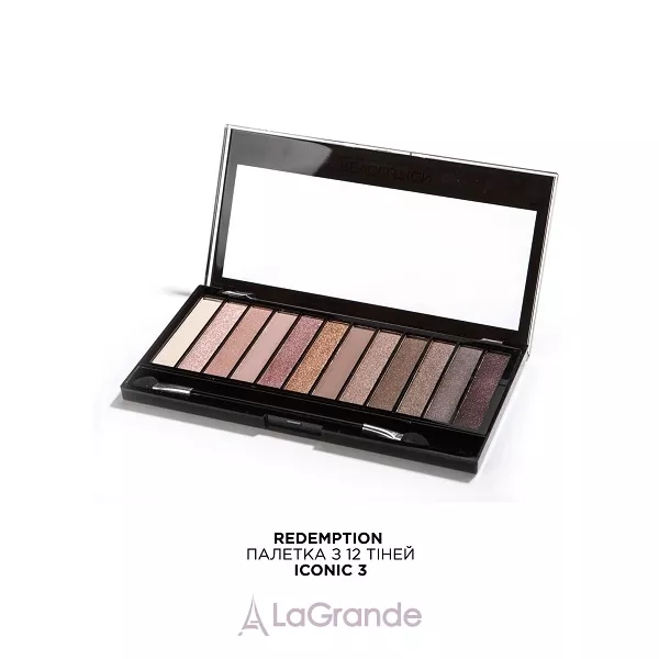 Makeup Revolution Redemption Eyeshadow Palette Iconic 3 ������� �� 12 ����� ��� ���