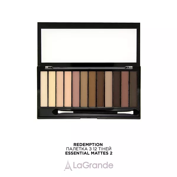Makeup Revolution Redemption Eyeshadow Palette Essential Mattes 2 ������� �� 12 ����� ��� ���