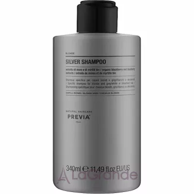 Previa Natural Haircare Blonde Silver Shampoo  