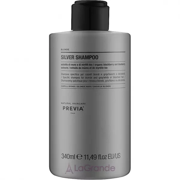 Previa Natural Haircare Blonde Silver Shampoo ������� 