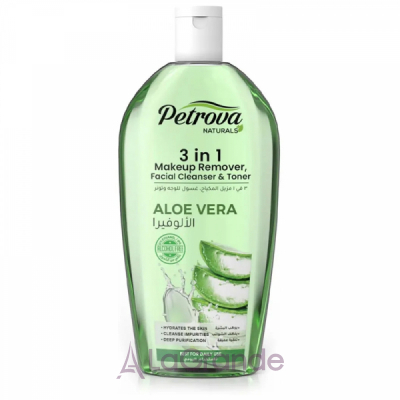 Petrova Naturals 3in1 Makeup Remover Aloe Vera        