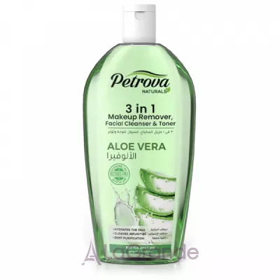 Petrova Naturals 3in1 Makeup Remover Aloe Vera        