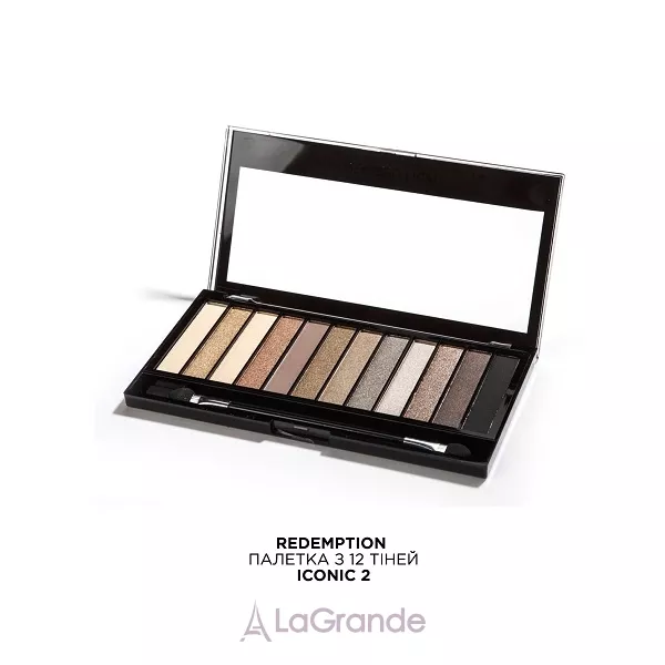 Makeup Revolution Redemption Eyeshadow Palette Iconic 2 ������� �� 12 ����� ��� ���
