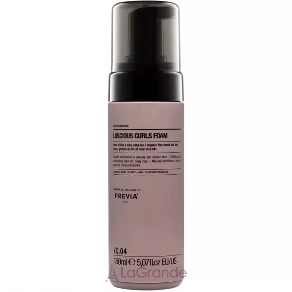 Previa Natural Haircare CurlFriends C.04 Luscious Curls Foam ����-�������� ��� ������